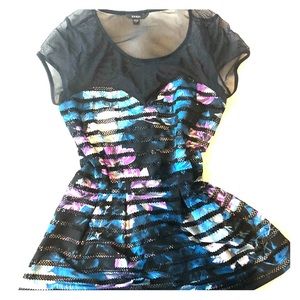 Mesh GUESS peplum 👚